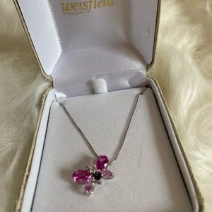 ⛔️SOLD⛔️ Weisfield butterfly necklace